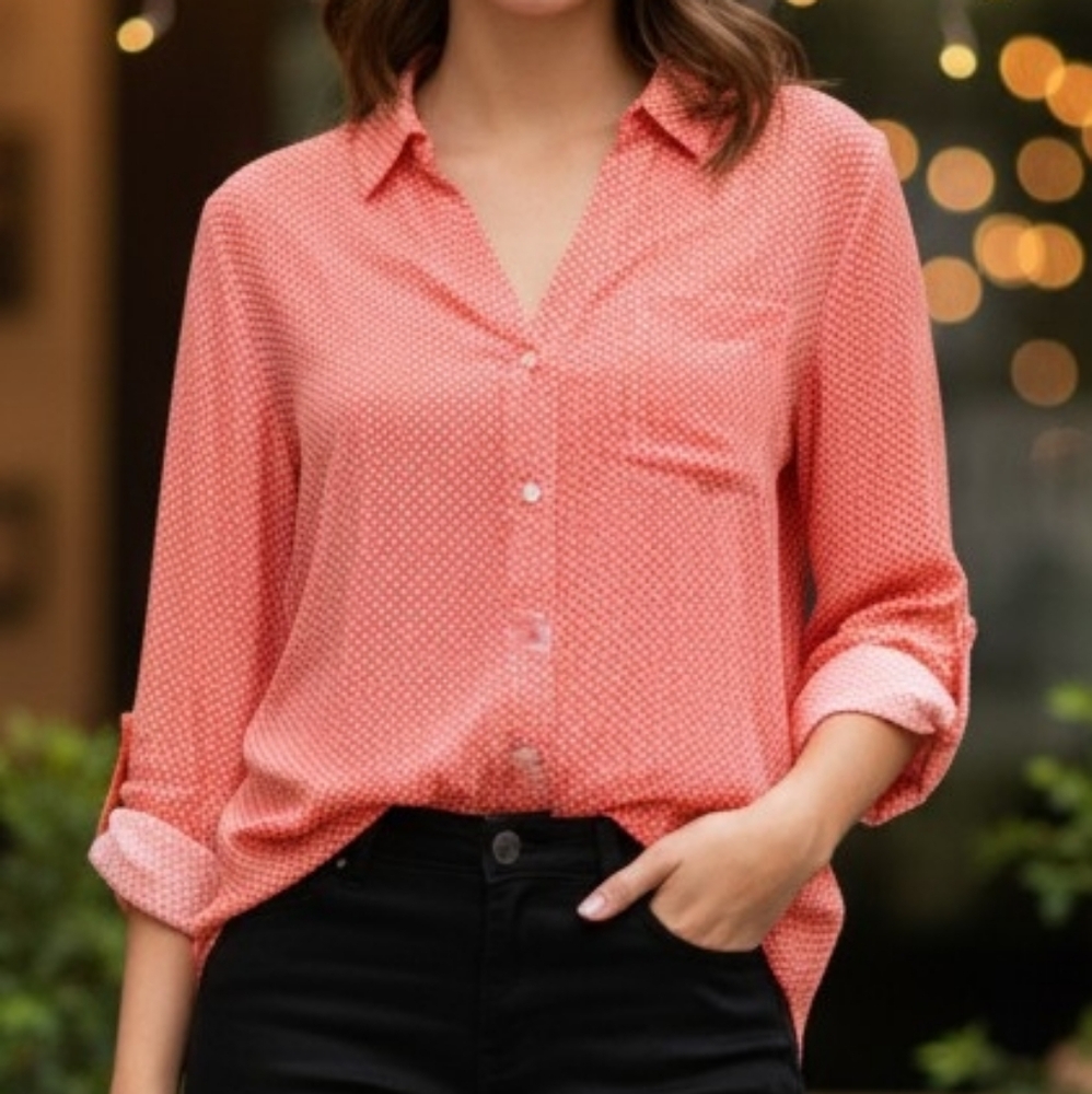 Outback Red Polka Dot Blouse